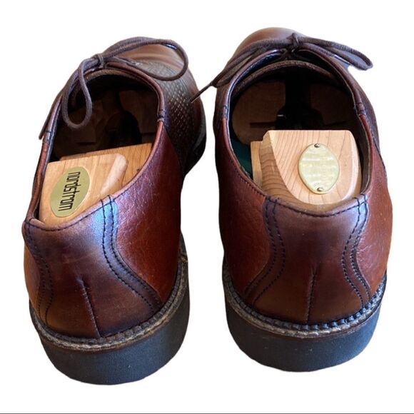 H.S. Trask Men’s Leather Oxford Shoes Size 13 Brown Two-Tone Classic Old Money main image 8